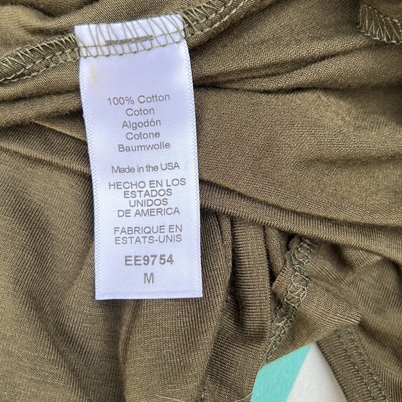 Kamryn Cotton Tank Jumpsuit in Olive Green New Size M - Picture 11 of 11